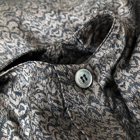 Dior 100% Silk Abstract Print Blouse - Picture 4 of 4